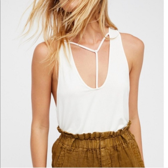 Free People Tops - NWT Free People Amelia T Strap Tank Top Small